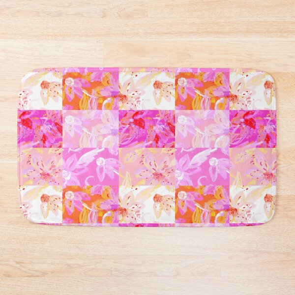 Item preview, Bright Pink Patchwork Floral  designed and sold by Sharon Schwalbe.