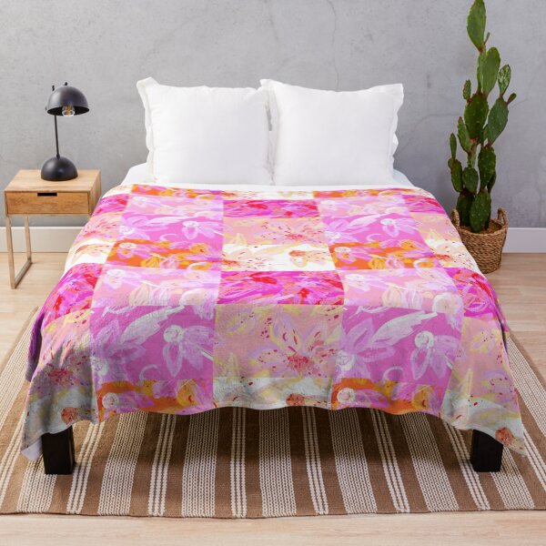 Item preview, Bright Pink Patchwork Floral  designed and sold by Sharon Schwalbe.