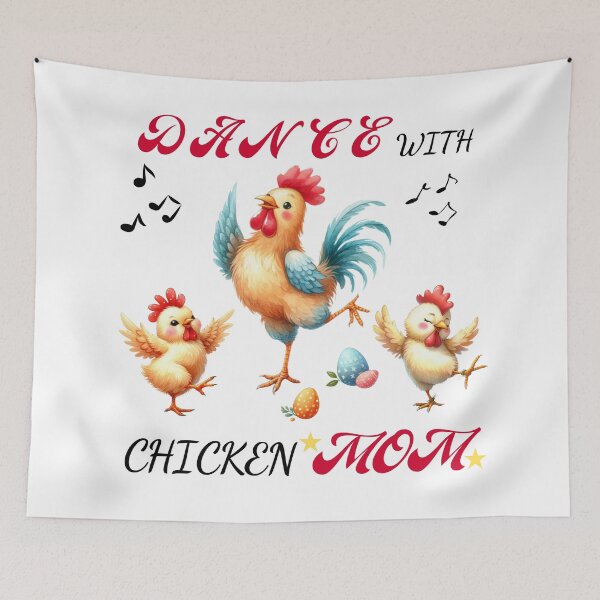 Item preview, Dance with chicken mom designed and sold by whee25.