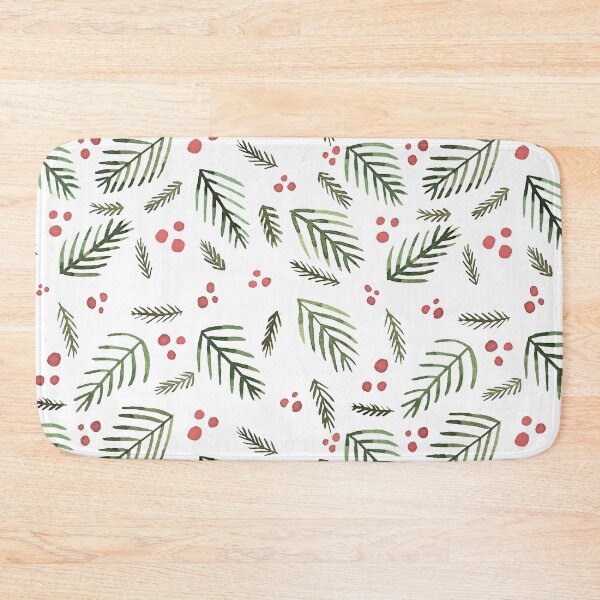 Item preview, Christmas tree branches and berries - vintage designed and sold by wackapacka.