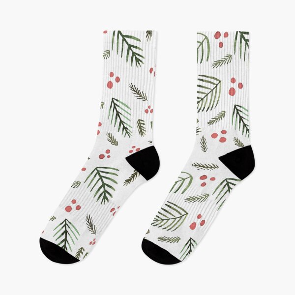 Item preview, Christmas tree branches and berries - vintage designed and sold by wackapacka.