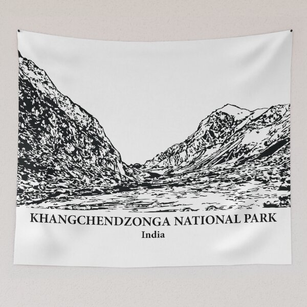 Item preview, Khangchendzonga National Park - India designed and sold by Lakeric Cityscapes.