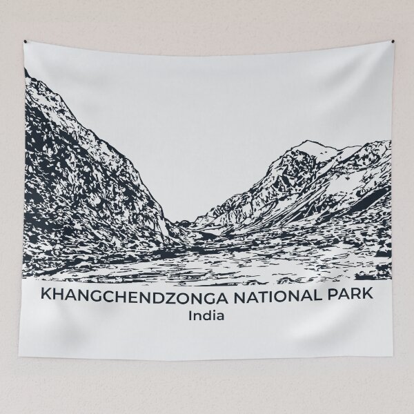 Item preview, Khangchendzonga National Park - India designed and sold by Lakeric Cityscapes.