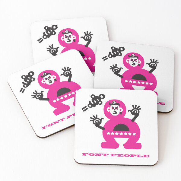 Item preview, Font People: A-lien surprised by a smaller alien designed and sold by Gopherstown, OR.