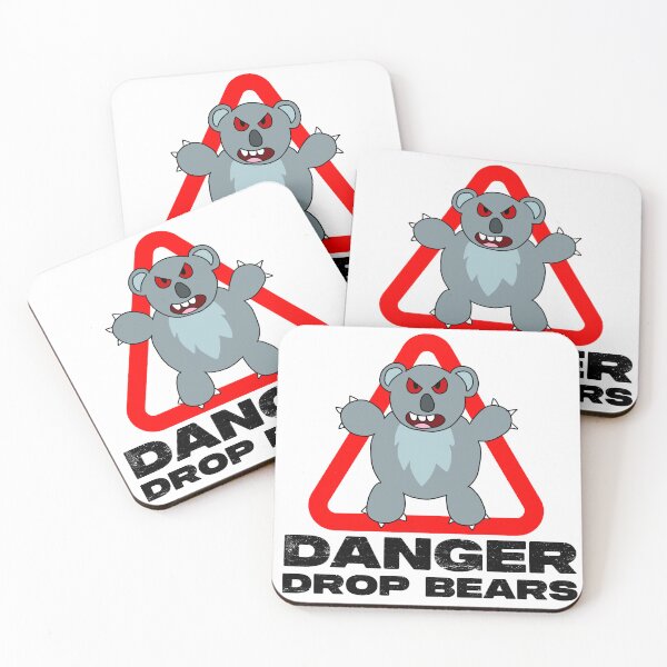 Item preview, Danger - Drop Bears! designed and sold by Invisible Tiger.