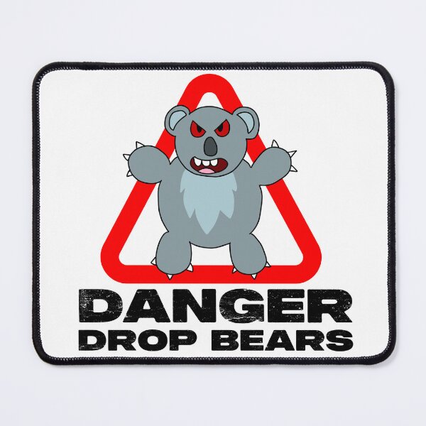 Item preview, Danger - Drop Bears! designed and sold by Invisible Tiger.