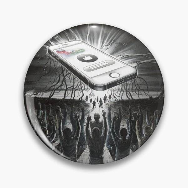 Item preview, Digital Devotion: The Cult of the Hypnotic Screen designed and sold by EternoVibe.
