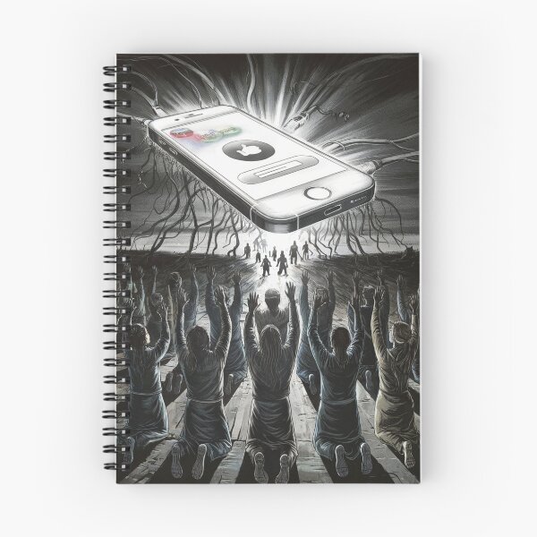 Item preview, Digital Devotion: The Cult of the Hypnotic Screen designed and sold by EternoVibe.
