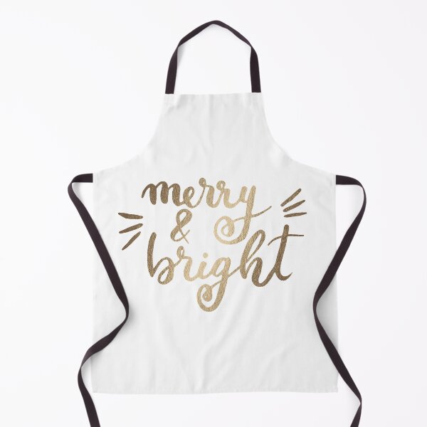 Item preview, Merry and bright Christmas - gold designed and sold by wackapacka.