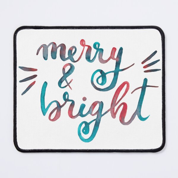 Item preview, Merry and bright Christmas - red and green designed and sold by wackapacka.