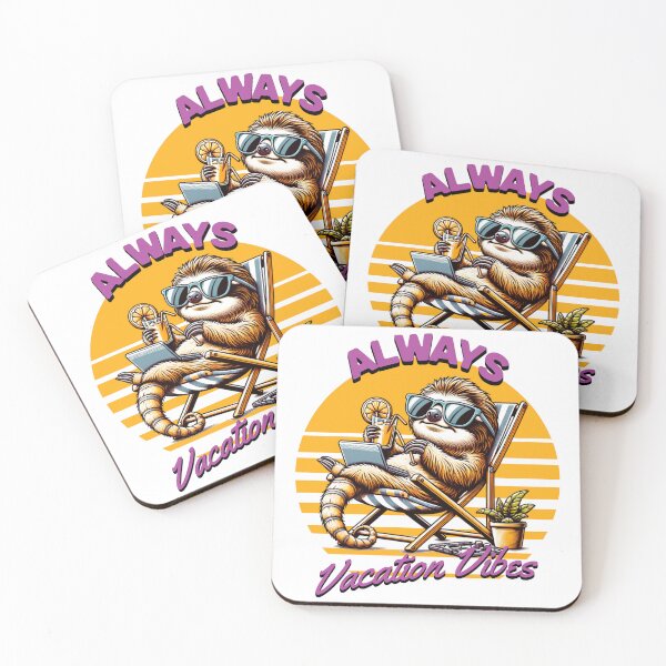 Item preview, Sloth with Vacation Vibes designed and sold by KTDesigns321.
