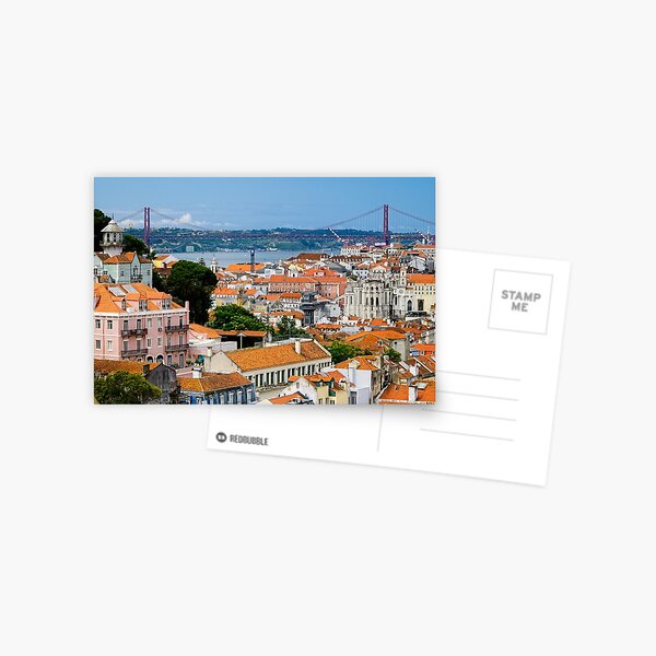 Item preview, Lisbon Portugal Rooftop Cityscape and 25 April Bridge designed and sold by Martyn R Arnold Fine Art Nature & Landscape Photography.