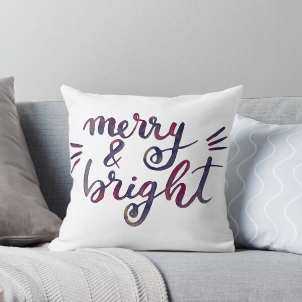 Item preview, Merry and bright Christmas -  purple designed and sold by wackapacka.