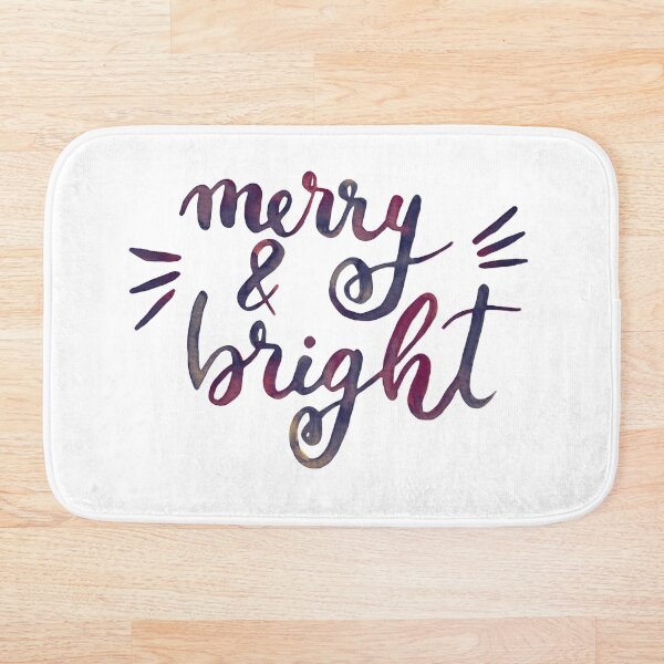 Item preview, Merry and bright Christmas -  purple designed and sold by wackapacka.