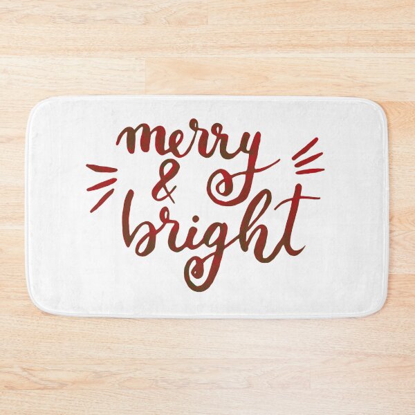 Item preview, Merry and bright Christmas -  red designed and sold by wackapacka.