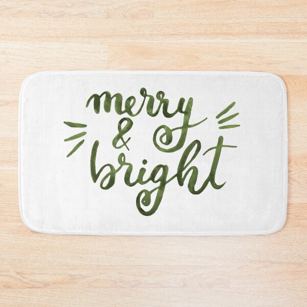 Item preview, Merry and bright Christmas -  green designed and sold by wackapacka.