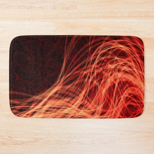 Item preview, Linear Flow3 Orange Red designed and sold by SirkDesignsLtd.