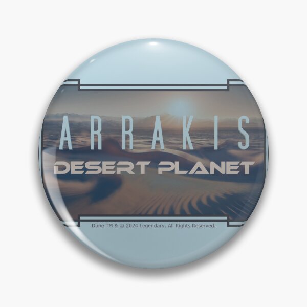 Item preview, DUNE. Arrakis, Desert Planet (light blueish gray background) designed and sold by bekksa.
