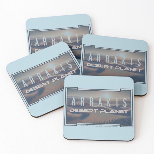 Item preview, DUNE. Arrakis, Desert Planet (light blueish gray background) designed and sold by bekksa.