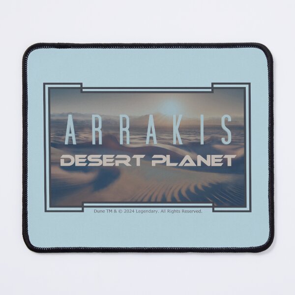 Item preview, DUNE. Arrakis, Desert Planet (light blueish gray background) designed and sold by bekksa.