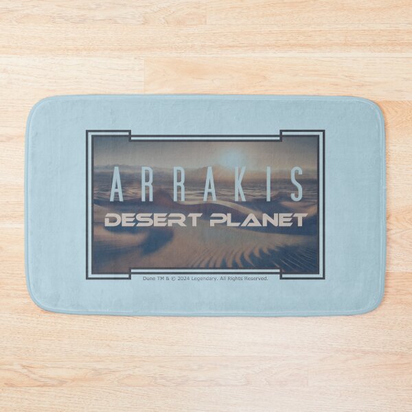 Item preview, DUNE. Arrakis, Desert Planet (light blueish gray background) designed and sold by bekksa.