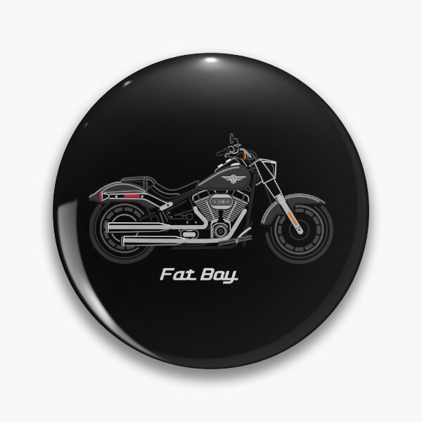 Item preview, Motorcycle Fatboy (2018+) black designed and sold by Dress2Drive.