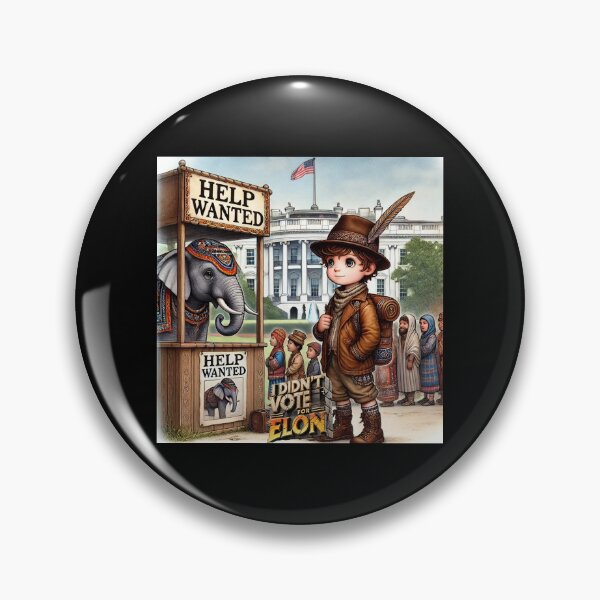 Item preview, "I Didn't Vote for Elon - Help Wanted Chronicles" designed and sold by MySheetMusicArt.
