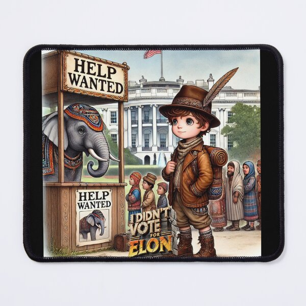 Item preview, "I Didn't Vote for Elon - Help Wanted Chronicles" designed and sold by MySheetMusicArt.