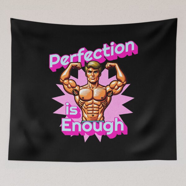 Item preview, Perfection is Enough Gym and Fitness designed and sold by Iron Madness.