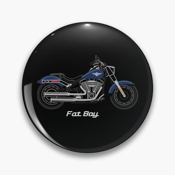 Item preview, Motorcycle Fatboy (2018+) legend blue designed and sold by Dress2Drive.