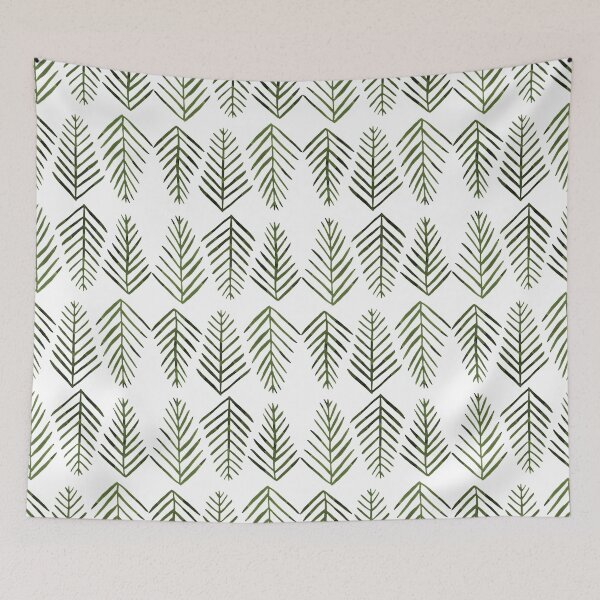 Item preview, Watercolor pine trees - green designed and sold by wackapacka.
