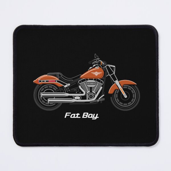 Item preview, Motorcycle Fatboy (2018+) orange designed and sold by Dress2Drive.