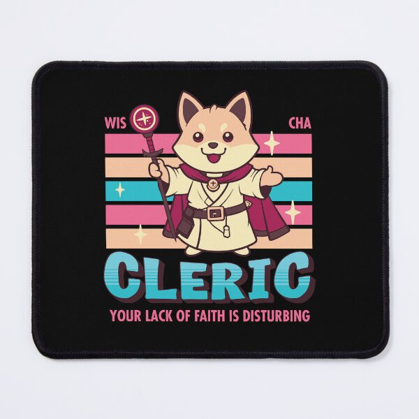 Item preview, DnD Cleric Kawaii designed and sold by sunburstrpg.