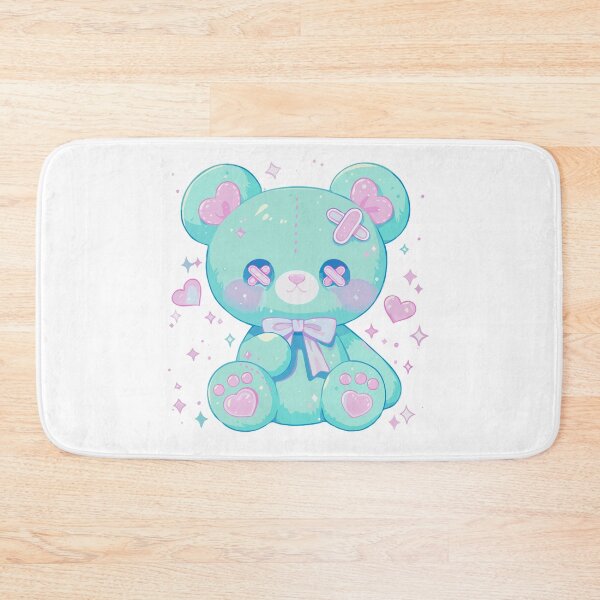 Item preview, pastel goth teddy bear designed and sold by craftyaliens.