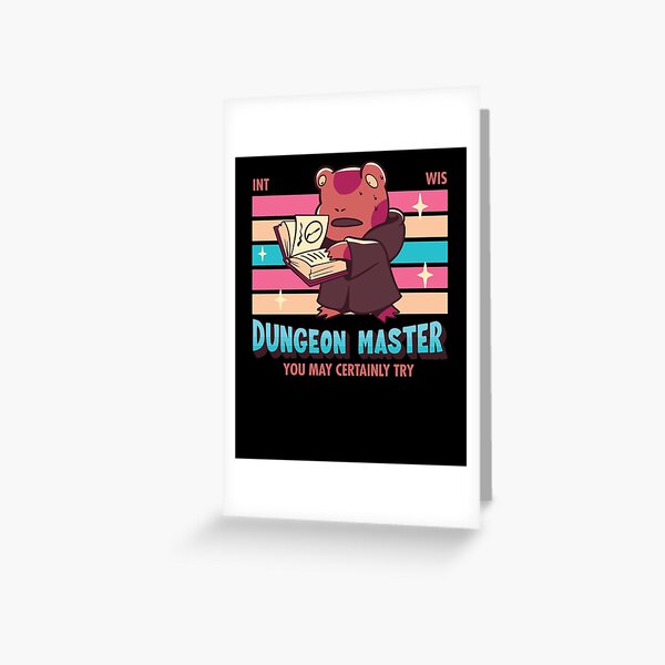 Item preview, DnD Dungeon Master Kawaii designed and sold by sunburstrpg.
