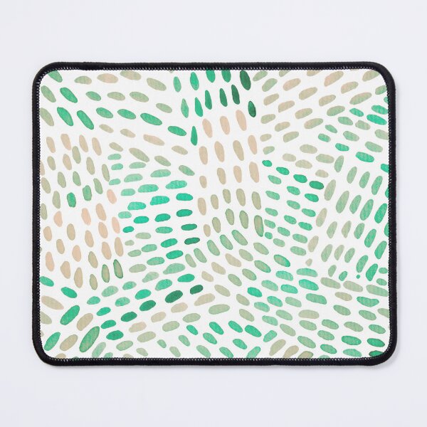 Aperçu de l'œuvre Lignes pointillées aquarelles - menthe et beige créée et vendue par wackapacka.