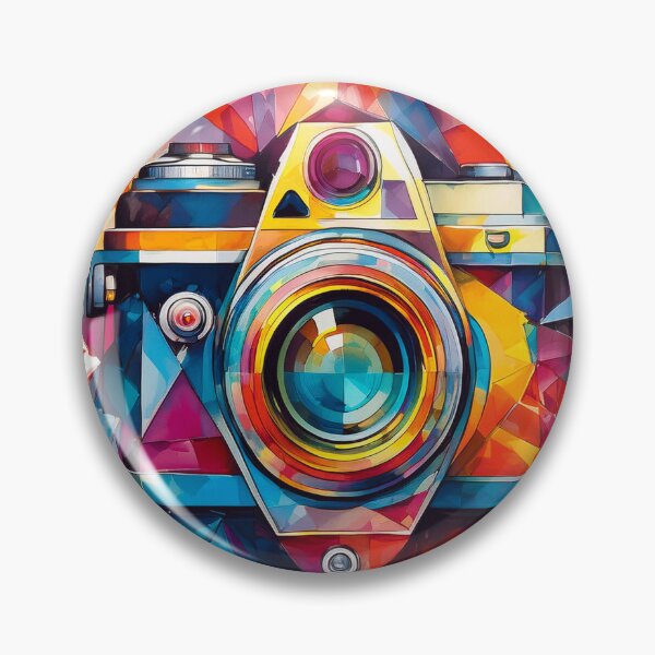 Item preview, Timeless Lens: A Vibrant Watercolor Tribute to Vintage Photography designed and sold by drawbey.