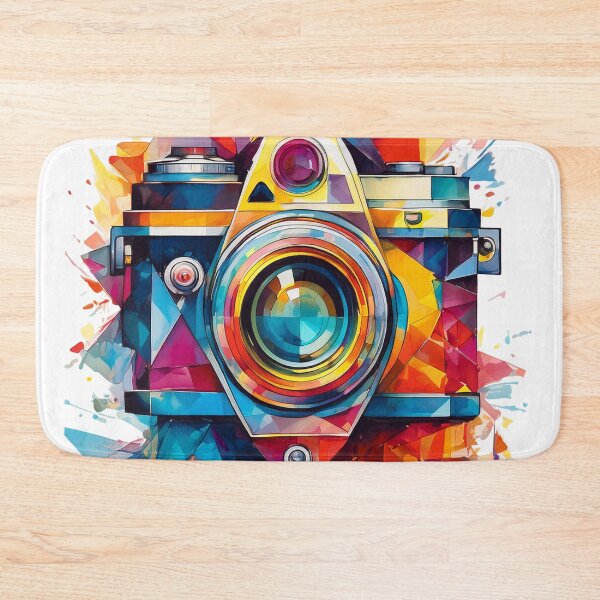 Item preview, Timeless Lens: A Vibrant Watercolor Tribute to Vintage Photography designed and sold by drawbey.