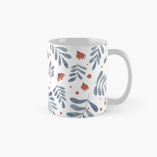 Item preview, Watercolor branches and flowers - grey and orange designed and sold by wackapacka.