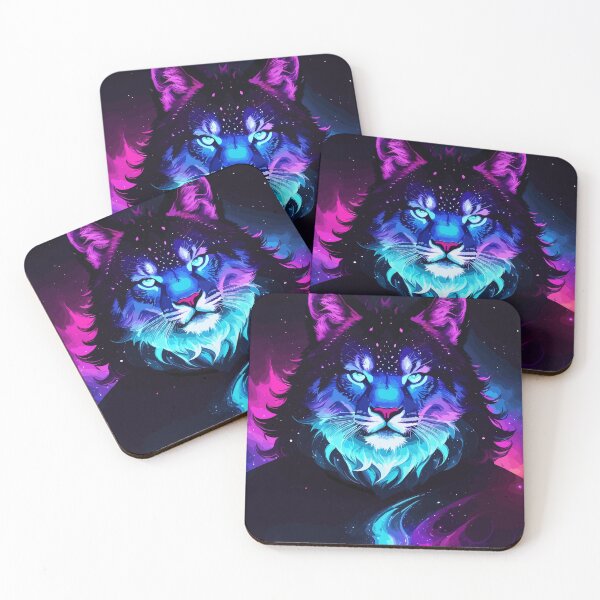 Item preview, Cosmic Neon Tiger Spirit designed and sold by Abdu  Innovations.