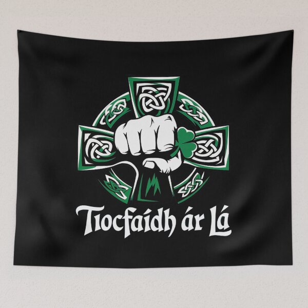 Item preview, Irish Celtic Cross Fist and Shamrock designed and sold by CELTIC-DESIGNS.
