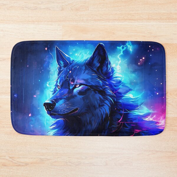 Item preview, Cosmic Neon Wolf Spirit designed and sold by Abdu  Innovations.