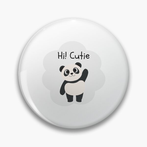 Item preview, Adorable Panda Says HI ! designed and sold by ShoretheBore.