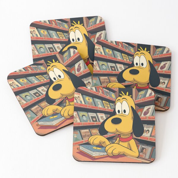 Item preview, Pluto & the Vintage Record Shop designed and sold by UnicornDreamers.