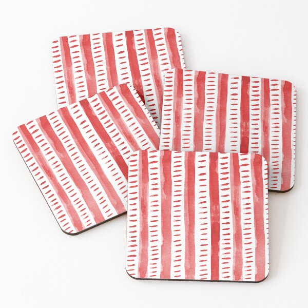 Item preview, Watercolor lines - red designed and sold by wackapacka.