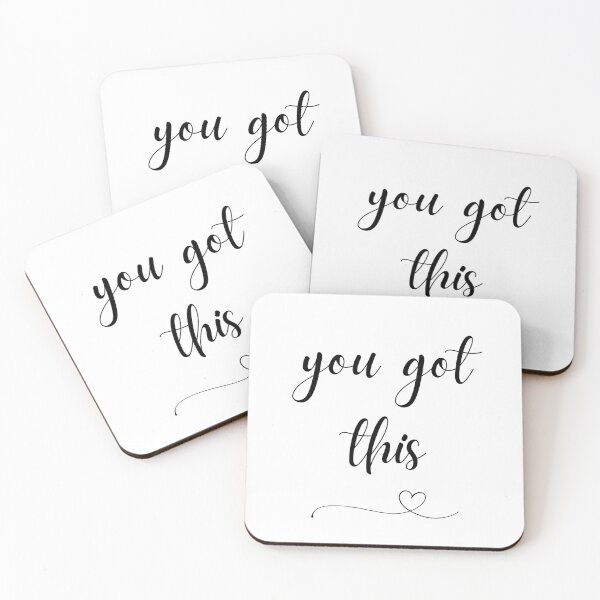 Item preview, You Got This with Heart designed and sold by Recalcitrare Art.