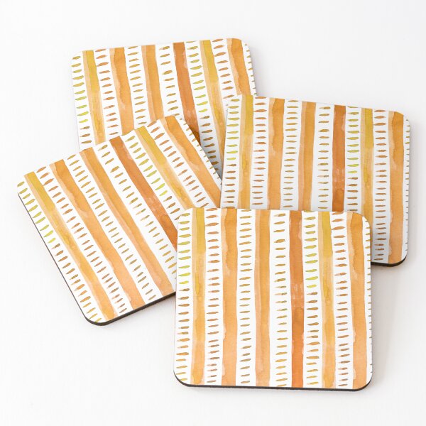 Item preview, Watercolor lines - orange designed and sold by wackapacka.