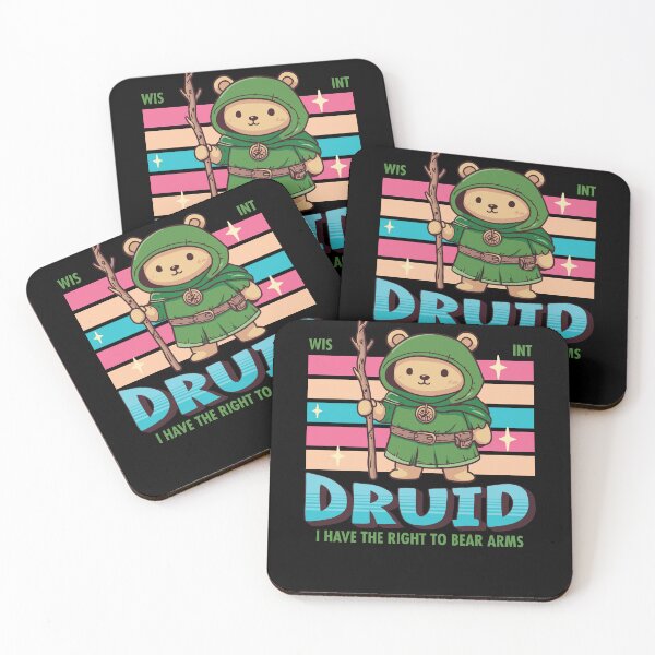 Item preview, DnD Druid Kawaii designed and sold by sunburstrpg.