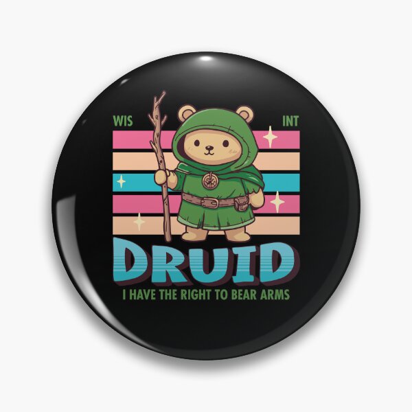 Item preview, DnD Druid Kawaii designed and sold by sunburstrpg.
