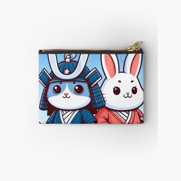 Item preview, samurai cute cat and rabbit designed and sold by Dogandesighn.